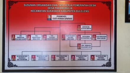 Struktur Organisasi Perangkat Desa Padangbulia